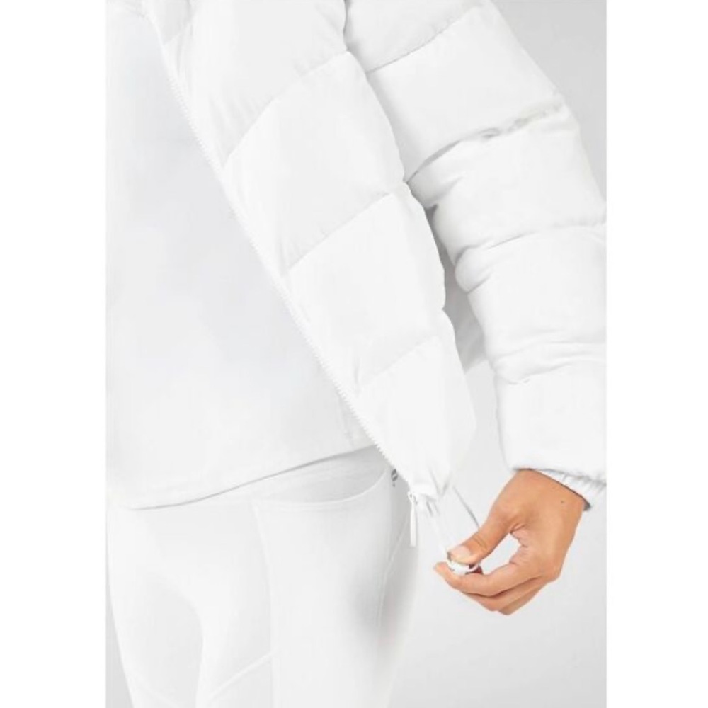 Fabletics White Wander Puffer Jacket - image 3